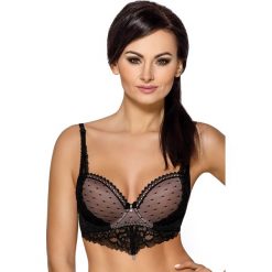Biustonosz Push-Up Roxana. Brązowe biustonosze marki Avalingerie, z haftami. Za 90,09 zł.