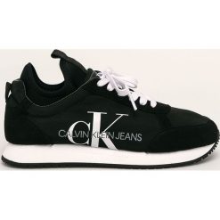 Calvin Klein Jeans - Buty. Białe buty sportowe męskie Calvin Klein Jeans, z jeansu, na sznurówki. Za 729,90 zł.