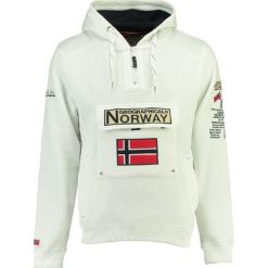 Geographical Norway bluza męska Gymclass L biała. Białe bluzy męskie Geographical Norway, m, bez wzorów, bez kołnierzyka, bez rękawów, bez kaptura. Za 179,00 zł.