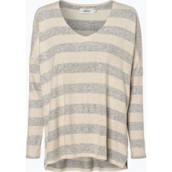 ONLY - Damska bluza nierozpinana, brązowy. Pomarańczowe bluzy damskie ONLY, l, w paski, z materiału, bez rękawów, bez kaptura. Za 109,95 zł.