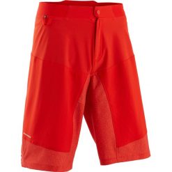 Szorty na rower MTB 500 męskie. Czerwone spodenki i szorty męskie ROCKRIDER, s, bez wzorów, z elastanu. Za 149,99 zł.