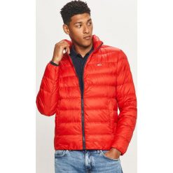 Tommy Jeans - Kurtka. Czarne płaszcze męskie Tommy Jeans, s, bez wzorów, z jeansu, krótkie, bez kaptura. Za 849,90 zł.