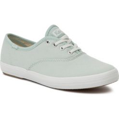 Tenisówki KEDS - Ch Solids KWF60302 Mint. Zielone półbuty damskie Keds, na co dzień, bez wzorów, z gumy, bez obcasa, na płaskiej podeszwie, bez zapięcia. W wyprzedaży za 169,00 zł.