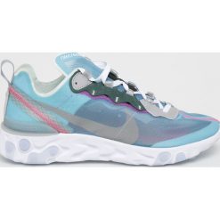 Nike Sportswear - Buty React Element 87. Niebieskie buty sportowe męskie marki Nike Sportswear, z materiału, na sznurówki. Za 679,90 zł.