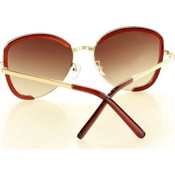 Okulary przeciwsłoneczne mazzini clubround new brąz. Pomarańczowe okulary przeciwsłoneczne damskie LOOKS STYLE EYEWAER, retro. W wyprzedaży za 59,90 zł.