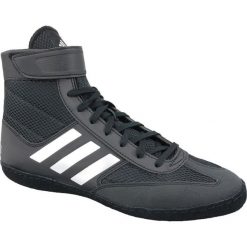 Czarne Buty adidas Combat Speed 5 M BA8007. Czarne buty sportowe męskie Adidas, ze skóry, bez zapięcia, climacool (adidas). W wyprzedaży za 379,00 zł.