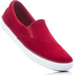 Buty wsuwane bonprix czerwony. Czerwone baleriny damskie marki bonprix, bez wzorów, bez obcasa. Za 69,99 zł.