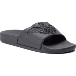 Klapki EMPORIO ARMANI - X4PS01 XL828 00007 Antracite. Szare klapki męskie Emporio Armani, bez wzorów, z tworzywa sztucznego. W wyprzedaży za 169,00 zł.