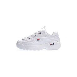 Buty Fila 1CM00489 D-FORMATION. Białe trampki męskie Fila, bez wzorów, bez zapięcia. Za 458,95 zł.