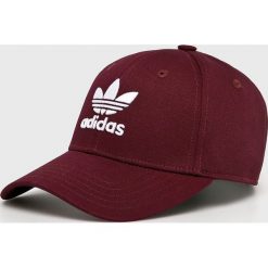 Adidas Originals - Czapka. Brązowe czapki damskie marki adidas Originals, z bawełny. Za 69,90 zł.