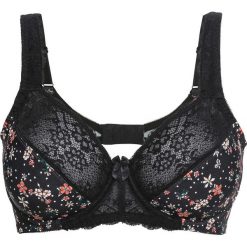 Biustonosz minimizer bonprix czarny z nadrukiem. Czarne biustonosze bonprix, z nadrukiem. Za 54,99 zł.