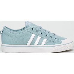 Adidas Originals - Buty Nizza. Niebieskie buty sportowe damskie adidas Originals, bez wzorów, ze skóry, sportowe. W wyprzedaży za 219,90 zł.