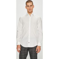 Tommy Hilfiger Tailored - Koszula. Niebieskie koszule męskie Tommy Hilfiger Tailored, m, bez wzorów, z elastanu, casualowe, z włoskim kołnierzykiem, z długim rękawem. Za 399,90 zł.
