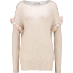 Swetry klasyczne damskie: Aaiko MARCIA MOH Sweter rose champagne