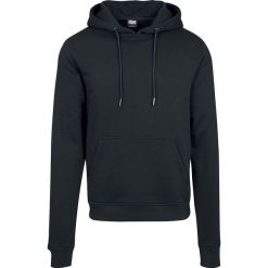 Urban Classics Basic Terry Hoody Bluza z kapturem czarny. Niebieskie bluzy męskie rozpinane marki Urban Classics, l, z okrągłym kołnierzem. Za 121,90 zł.