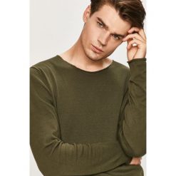 Only & Sons - Sweter. Niebieskie swetry męskie Only & Sons, s, bez wzorów, z bawełny, z okrągłym kołnierzem, bez kaptura. Za 119,90 zł.