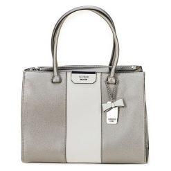 Guess Torebka Ryann Society Carry All. Szare torebki klasyczne damskie marki Guess, z aplikacjami, bez dodatków. Za 0,00 zł.