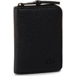 Mały Portfel Damski LACOSTE - S Zip Around Wallet NH3006NO Phantom Dark Sapphire C54. Czarne portfele damskie Lacoste, bez wzorów, ze skóry. W wyprzedaży za 279,00 zł.