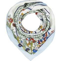 Chusty damskie: Tory Burch MEADOW FOLLY SQUARE Chusta ivory meadow folly