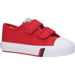 Czerwone trampki na rzepy casu at-5102. Czerwone trampki dziewczęce Casu, bez wzorów, na rzepy. Za 39,99 zł.