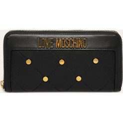 Love Moschino - Portfel. Czarne portfele damskie Love Moschino, bez wzorów, ze skóry ekologicznej. W wyprzedaży za 349,90 zł.