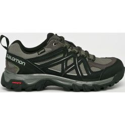 Salomon - Buty. Szare buty trekkingowe męskie marki Salomon, z gore-texu, na sznurówki, outdoorowe, gore-tex. W wyprzedaży za 399,90 zł.