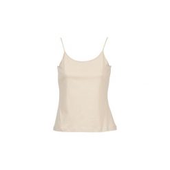Topy na ramiączkach / T-shirty bez rękawów BOTD FAGALOTTE. Brązowe bluzki damskie marki BOTD, s, bez wzorów, bez kołnierzyka. Za 39,00 zł.