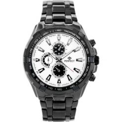Zegarek Perfect ZEGAREK MĘSKI PERFECT - MILTON - black/white (zp112e) uniwersalny. Czarne zegarki męskie Perfect. Za 89,00 zł.