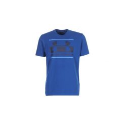 T-shirty z krótkim rękawem Under Armour BLOCKED SPORTSTYLE LOGO. Niebieskie t-shirty męskie Under Armour, s, bez wzorów, bez kołnierzyka, krótkie. Za 79,99 zł.