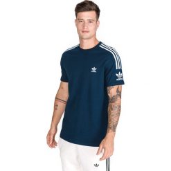 Adidas Originals Koszulka Niebieski. Niebieskie podkoszulki męskie adidas Originals, l, z nadrukiem, z bawełny, z krótkim rękawem. Za 123,95 zł.