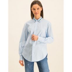 Koszula Guess Ls Isa W01H58 WCLQ0. Białe bluzki damskie Guess, s, z aplikacjami, z elastanu, bez kołnierzyka, bez rękawów. W wyprzedaży za 269,00 zł.