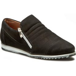 Półbuty SERGIO BARDI - Casilda FW127285917BM 401. Czarne półbuty damskie skórzane marki Sergio Bardi, na płaskiej podeszwie. W wyprzedaży za 179,00 zł.