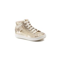 Buty Dziecko GBB FRANCESCA. Żółte trampki dziewczęce GBB, bez wzorów, bez zapięcia. Za 194,50 zł.