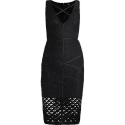 Sukienki hiszpanki: Missguided CROSS FRONT MIDI DRESS Sukienka koktajlowa black