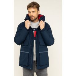 Kurtka zimowa TOMMY HILFIGER Heavy Canvas MW0MW11510. Niebieskie kurtki męskie TOMMY HILFIGER, na zimę, xxl, bez wzorów, z poliesteru, bez kaptura. W wyprzedaży za 899,00 zł.