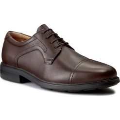 Półbuty GEOX - U Dublin C U64R2C 00043 C6027 Ebony. Brązowe buty wizytowe męskie marki Geox, ze skóry. W wyprzedaży za 279,00 zł.