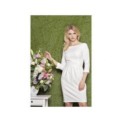 GRACE. Białe sukienki damskie Bosco dress, s, bez wzorów, eleganckie, z klasycznym kołnierzykiem, bez rękawów. Za 379,00 zł.