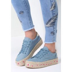 Niebieskie Espadryle Get A Life. Niebieskie espadryle damskie marki vices, z haftami, na platformie. Za 89,99 zł.