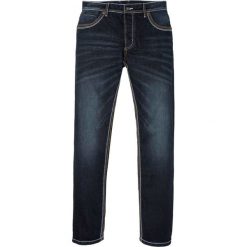 Dżinsy ze stretchem Regular Fit Straight bonprix ciemny denim. Niebieskie jeansy męskie bonprix, m, bez wzorów, z jeansu. Za 99,99 zł.