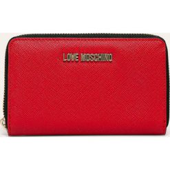 Love Moschino - Portfel. Czerwone portfele damskie Love Moschino, bez wzorów, ze skóry ekologicznej. Za 339,90 zł.