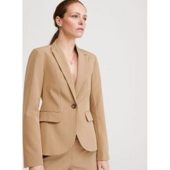 Żakiet - Beżowy. Brązowe żakiety damskie Reserved. Za 139,99 zł.