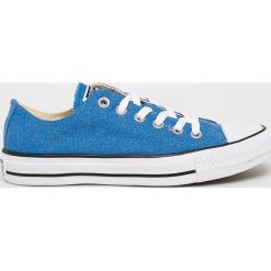 Converse - Tenisówki. Niebieskie trampki i tenisówki damskie Converse, bez wzorów, z gumy, na sznurówki. W wyprzedaży za 199,90 zł.