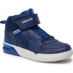 Sneakersy GEOX - J Grayjay B. C J949YC 0BU11 C4226 DD Navy/Royal. Niebieskie trampki chłopięce Geox, bez wzorów, ze skóry ekologicznej, bez zapięcia. W wyprzedaży za 229,00 zł.