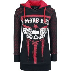 Bluzy damskie: Rock Rebel by EMP Something's Coming Your Way Bluza z kapturem rozpinana damska czarny