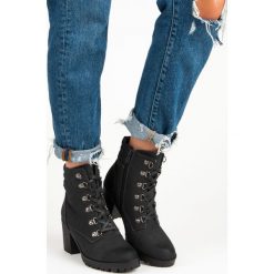 Workery damskie: Czarne workery vinceza ARIANA