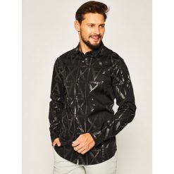 Koszula Armani Exchange 3HZC35 ZNLFZ 7221. Czarne koszule męskie Armani Exchange, m, bez wzorów, casualowe, bez kołnierzyka, bez rękawów. W wyprzedaży za 269,00 zł.
