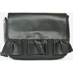 Vero Moda - Torebka Ruffle. Szare torebki klasyczne damskie Vero Moda, w paski, z materiału, średnie. W wyprzedaży za 49,90 zł.