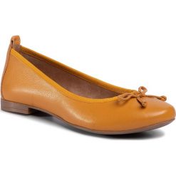 Baleriny LASOCKI - RST-IKA-09EC Honey. Żółte baleriny damskie Lasocki, bez wzorów, ze skóry, klasyczne, bez obcasa, na płaskiej podeszwie. Za 119,99 zł.