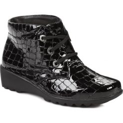 Buty zimowe damskie: Botki ROMIKA – Carree 05 33305 44 100 Black