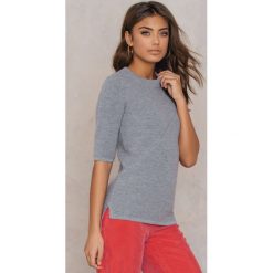 T-shirty męskie: Filippa K T-shirt w prążki – Grey